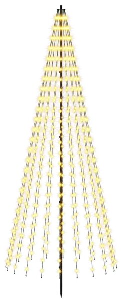 LED božićno drvce 235 cm 500 LED lampica Topla bijela Željezo - 235 cm