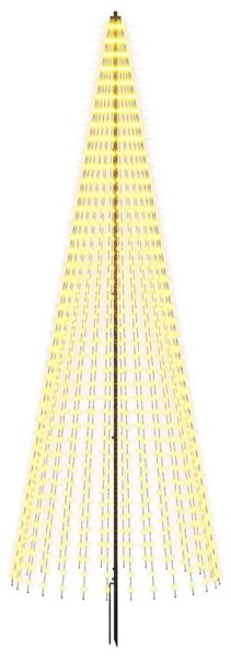 LED božićno drvce 385 cm 1148 LED lampica Topla bijela Željezo - 385 cm