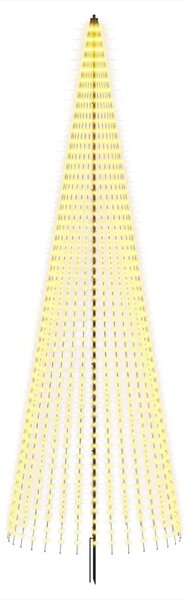 LED božićno drvce 485 cm 1632 LED lampica Topla bijela Željezo - 485 cm