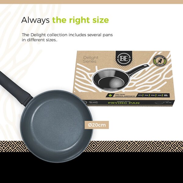 BE Living Tava Delight Black 20 cm