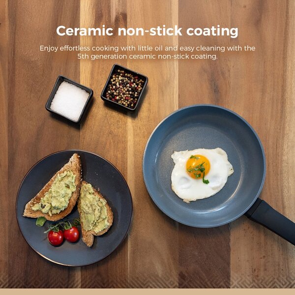 BE Living Set 5 tava Delight Black