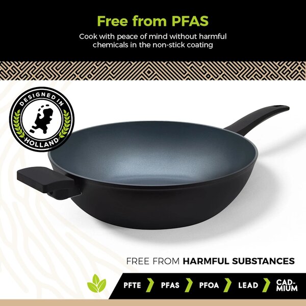BE Living Wok tava Delight Black 32 cm