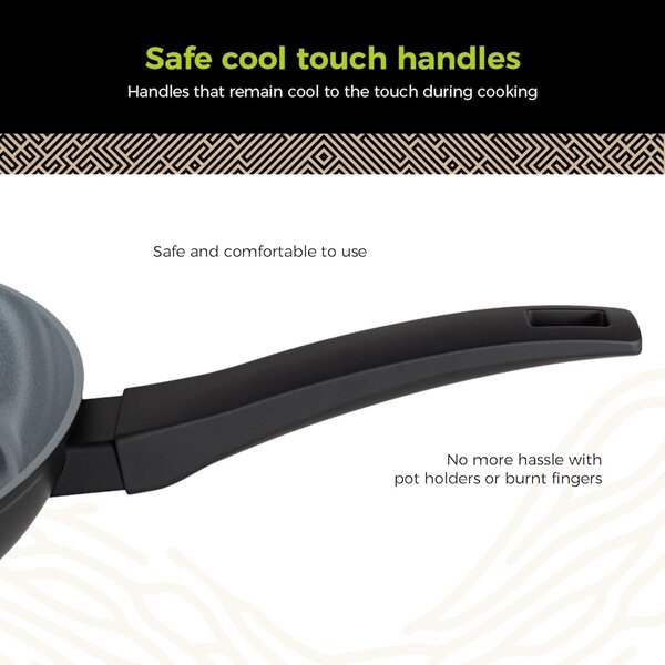BE Living Grill tava Delight Black 28 cm