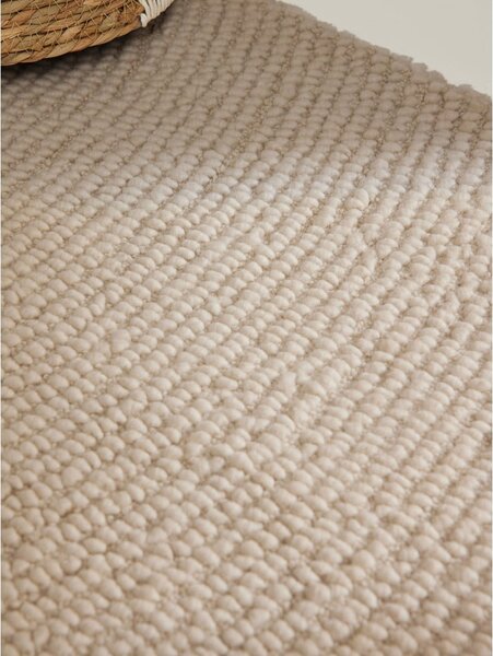 Ručno rađen vunen tepih u svijetloj prirodnoj boji 160x230 cm Calmio – Hanse Home