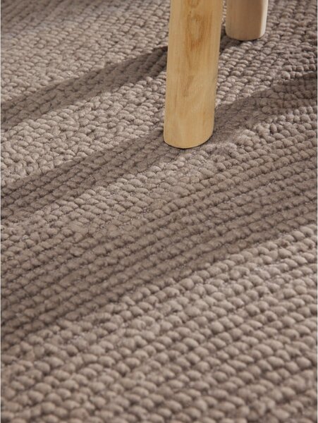 Smeđe-sivi ručno rađen vunen tepih 200x300 cm Calmio – Hanse Home