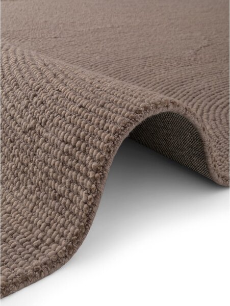 Smeđe-sivi ručno rađen vunen tepih 200x300 cm Calmio – Hanse Home