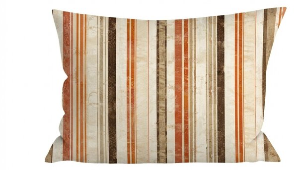 Flanel Jastučnica LEAVES & STRIPES 50x70 cm, šarena