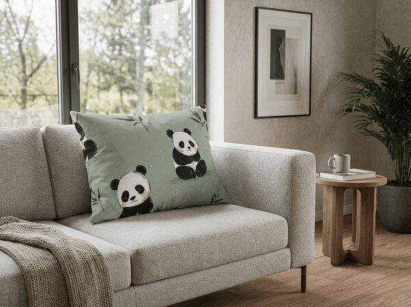 Jastučnica od mikrovlakana PANDA RELAX 50x70 cm, mentolna boja