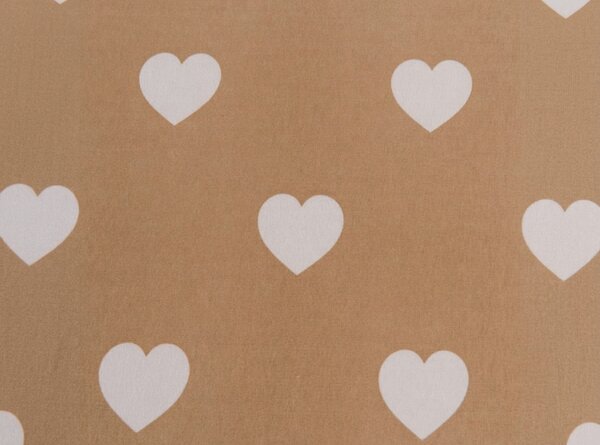 Plahta od mikrovlakana CARAMHEART smeđa 90x200 cm