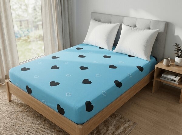 Plahta od mikrovlakana CORAZON plava 90x200 cm