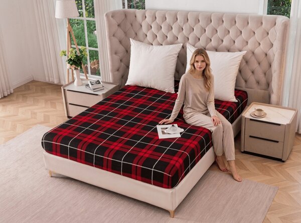 Plahta od mikrovlakana ALBURY crvena 90x200 cm