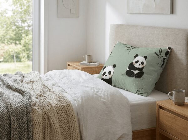 Jastučnica od mikrovlakana PANDA RELAX 50x70 cm, mentolna boja