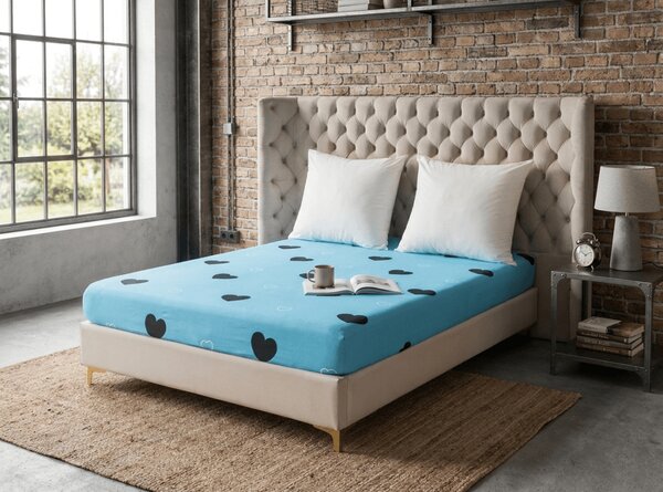 Plahta od mikrovlakana CORAZON plava 90x200 cm