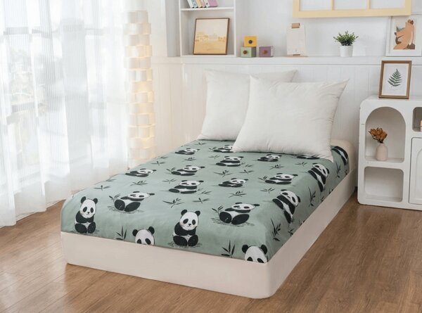 Plahta od mikrovlakana PANDA RELAX mentol 90x200 cm