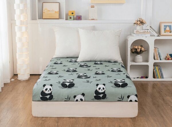 Plahta od mikrovlakana PANDA RELAX mentol 90x200 cm