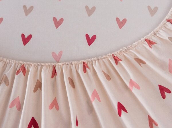 Plahta od mikrovlakana SOFHEARTS krem 90x200 cm