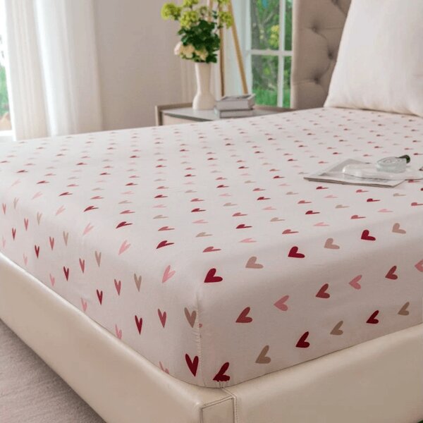 Plahta od mikrovlakana SOFHEARTS krem 90x200 cm