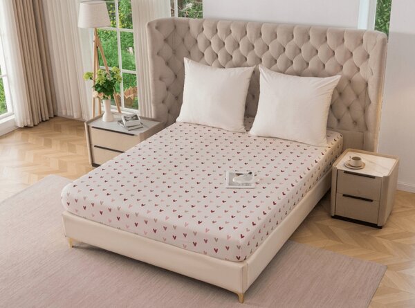 Plahta od mikrovlakana SOFHEARTS krem 90x200 cm