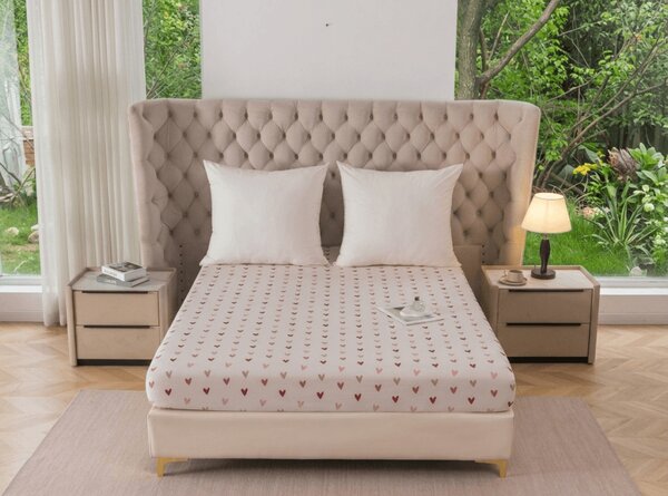Plahta od mikrovlakana SOFHEARTS krem 90x200 cm