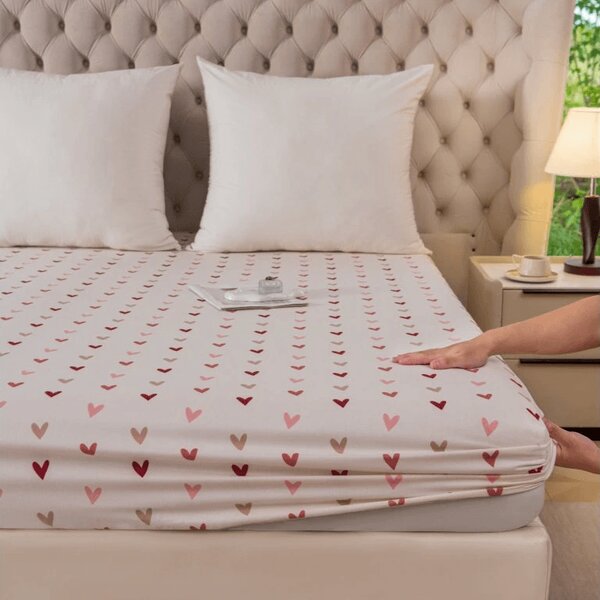 Plahta od mikrovlakana SOFHEARTS krem 90x200 cm