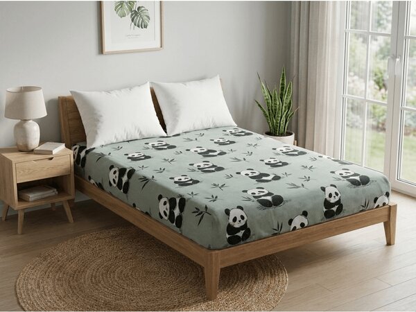 Plahta od mikrovlakana PANDA RELAX mentol 90x200 cm