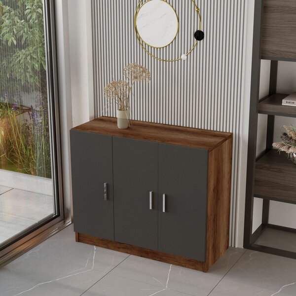 Zondo.hr Uredski set Vincent 14 (orah + antracit). Akcija -31%. 1072646