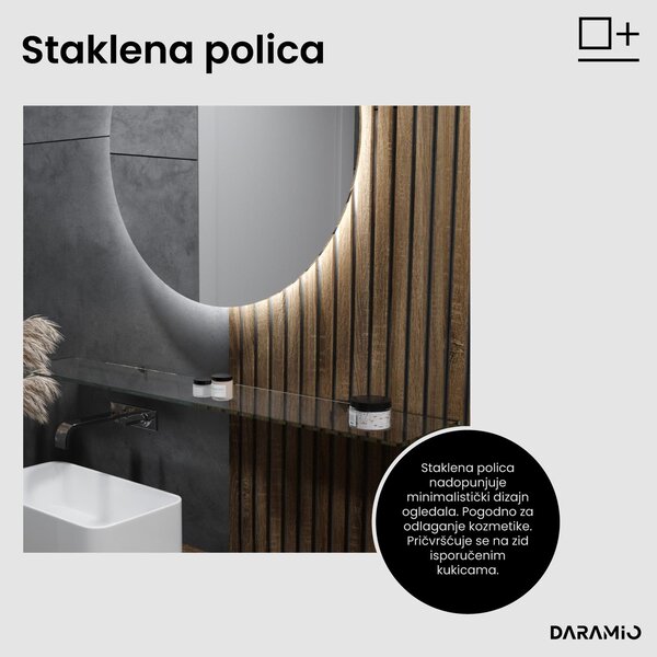 Netipično ogledalo s LED rasvjetom G7