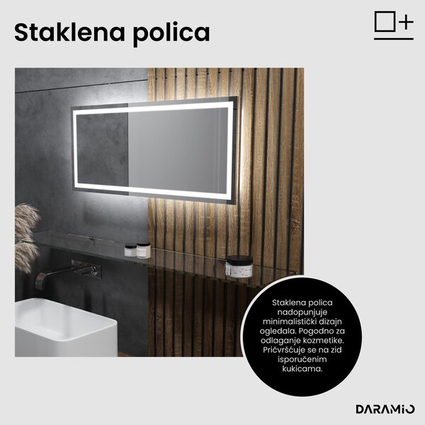 Ogledalo s LED rasvjetom F2