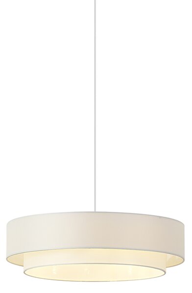 Moderna viseća svjetiljka bijela 50 cm 3-svjetla - Drum Duo