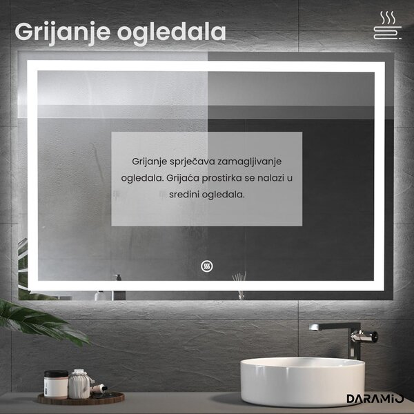 Ogledalo s LED rasvjetom F2