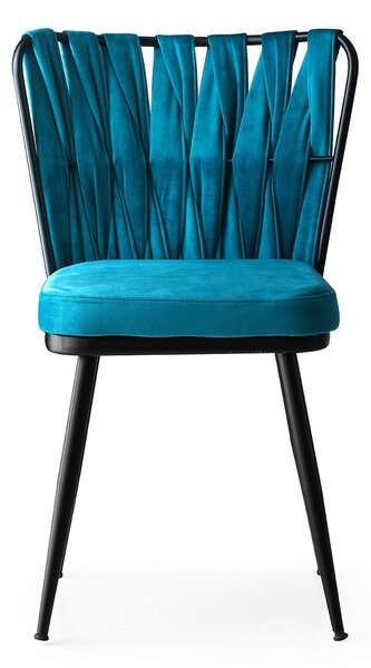 Zondo.hr Set stolica 2x Krista (crna + plava). Akcija -31%. 1072794