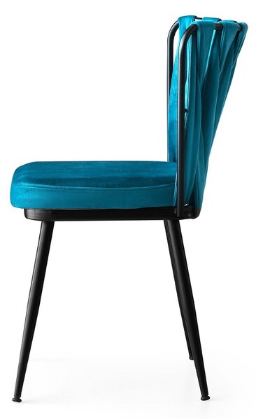 Zondo.hr Set stolica 2x Krista (crna + plava). Akcija -31%. 1072794