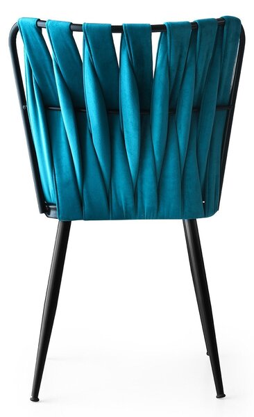 Zondo.hr Set stolica 2x Krista (crna + plava). Akcija -31%. 1072794