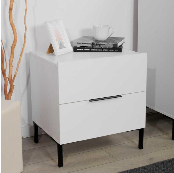 Zondo.hr Noćni stolić Kiran 1 (bijela). Akcija -30%. 1109385
