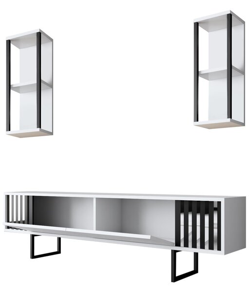 Set za dnevni boravak Chromatic (bijela + crna)