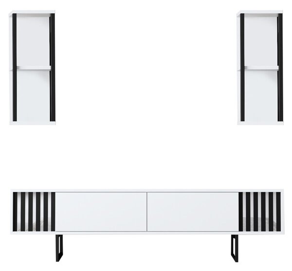 Set za dnevni boravak Chromatic (bijela + crna)
