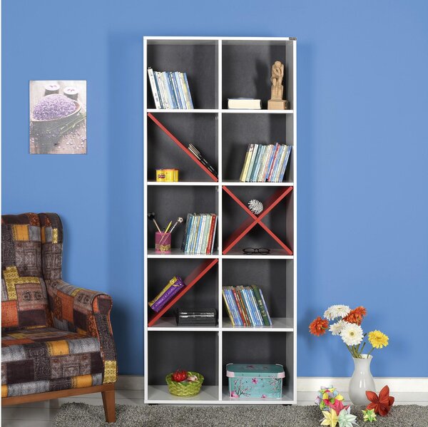Zondo.hr Regal Kaida 6 (bijela + crvena). Akcija -30%. 1109406