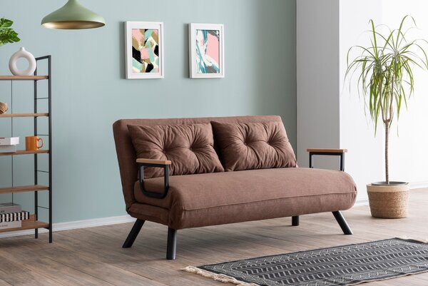 Zondo.hr Sofa futon Sandy (svijetlosmeđa). Akcija -30%. 1073581