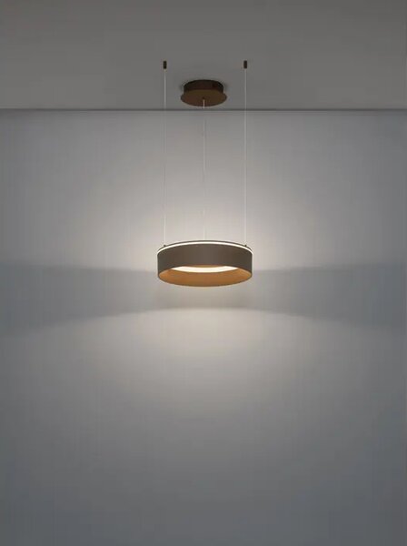 OLIVIA Visilica Triac Prigušiva LED 39 W CCT Siva NL9040001