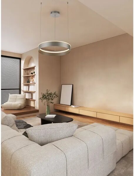 OLIVIA Visilica Triac Prigušiva LED 49 W CCT Nikal NL9040005