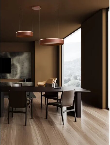OLIVIA Visilica Triac Prigušiva LED 86 W CCT Smeđa NL9040012