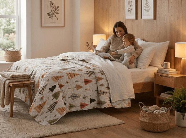 Prekrivač za krevet SOLVANI, šareni Dimenzije: 170 x 210 cm