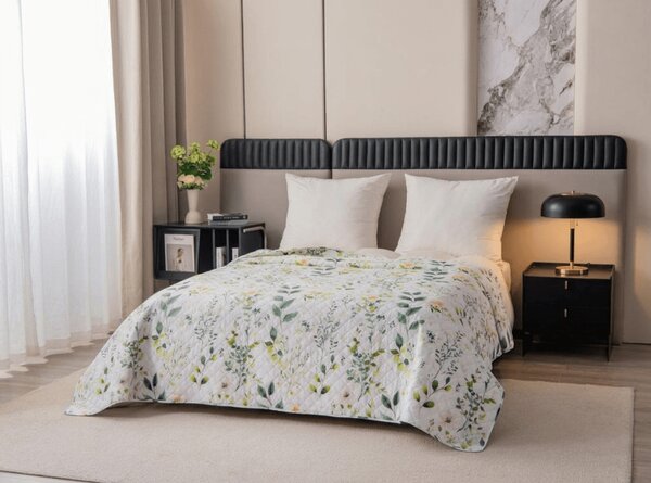Prekrivač za krevet FLORAMA bijeli Dimenzije: 170 x 210 cm