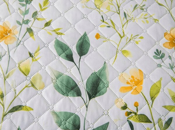 Prekrivač za krevet FLORAMA bijeli Dimenzije: 170 x 210 cm