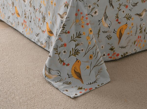 Posteljina od mikrovlakana SPRING BIRDS šarena Dimenzije posteljine: 70 x 90 cm | 140 x 200 cm