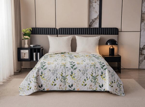 Prekrivač za krevet FLORAMA bijeli Dimenzije: 170 x 210 cm