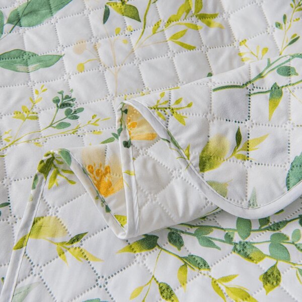 Prekrivač za krevet FLORAMA bijeli Dimenzije: 170 x 210 cm
