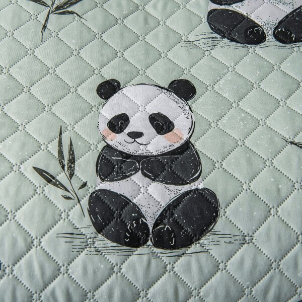 Prekrivač za krevet PANDA RELAX zeleni Dimenzije: 220 x 240 cm