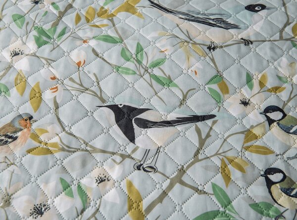 Prekrivač za krevet FLORIBIRD, zeleni Dimenzije: 220 x 240 cm