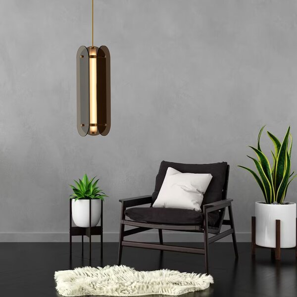 Lampa Viseća balck APP1676-CP Long